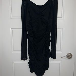 Off the Shoulder Rouched LBD